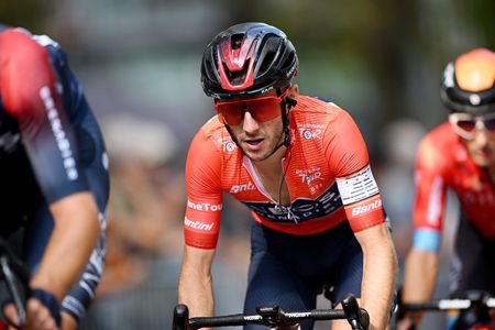 STUTTGART GERMANY AUGUST 28 Adam Yates of United Kingdom and Team INEOS Grenadiers Red Leader Jersey competes during the 37th Deutschland Tour 2022 Stage 4 a 1866km stage from Schiltach to Stuttgart DeineTour on August 28 2022 in Stuttgart Germany Photo by Stuart FranklinGetty Images