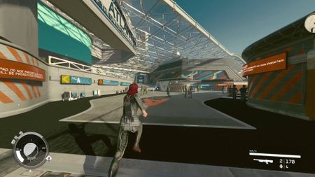 Starfield FOV high FOV running through New Atlantis