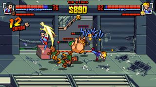 In-game screenshot of Double Dragon Gaiden: Rise of the Dragons