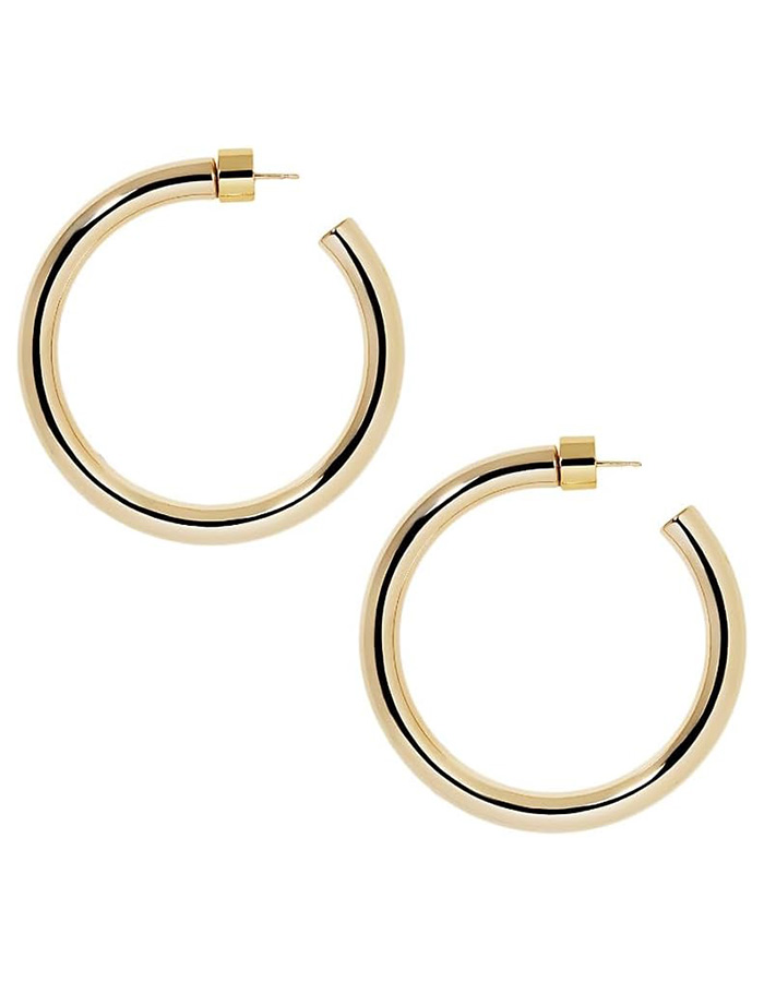 JENNIFER FISHER, 10k Gold Huggies Earrings