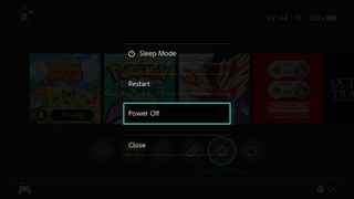 Nintendo Switch Power Options