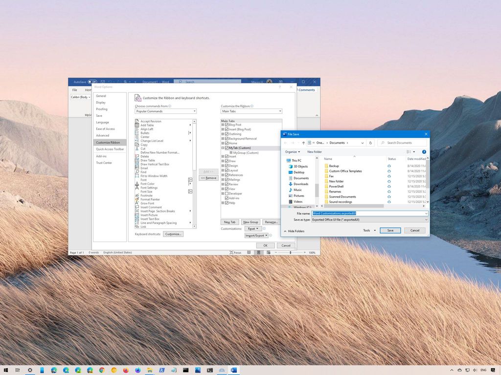 External Ribbon Windows How to export and import Office ribbon menu settings | Windows Central