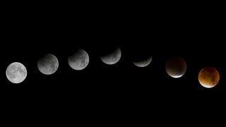 From partial to total lunar eclipse License: CC0 Creative Commons