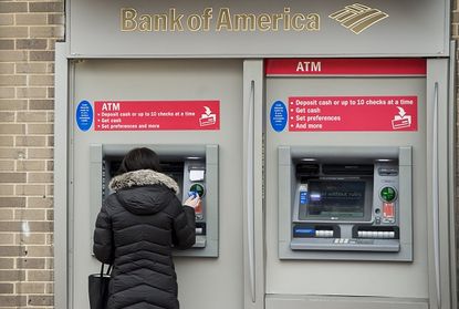 Bank of America ATM.