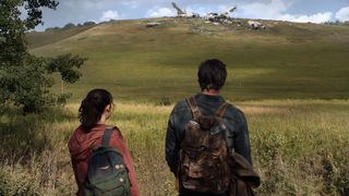 Joel and Ellie in The Last of Us series