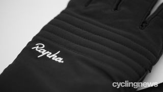Rapha Deep Winter Glove detail of the Embroidered logo