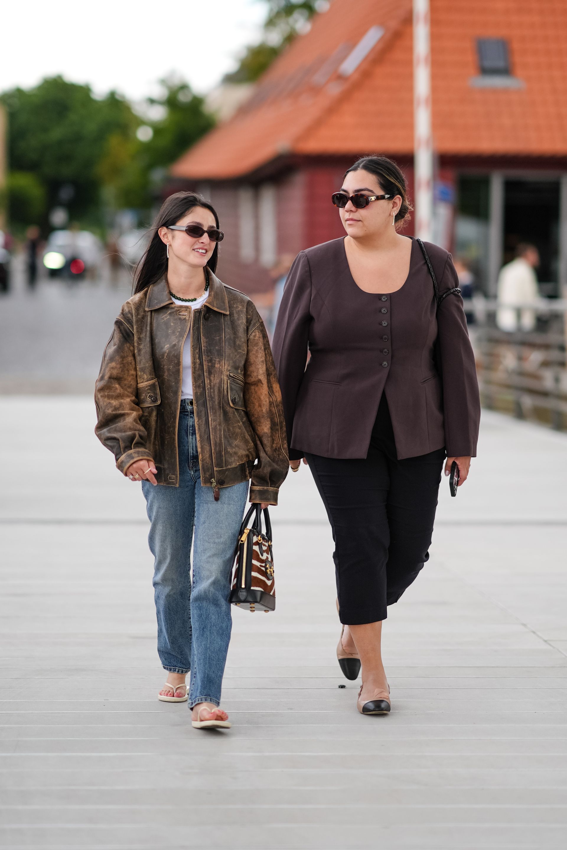 How to Wear Jeans and Flip-Flops Like Stylish Scandi Women | Who What Wear