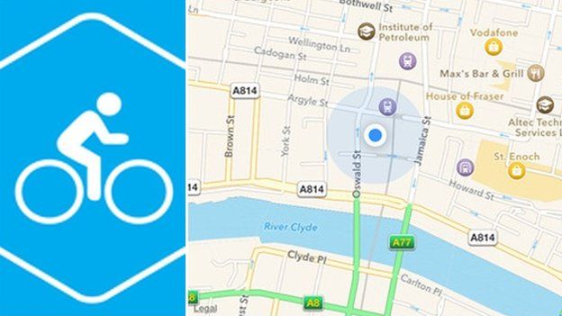 Glasgow cycling app