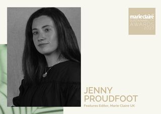 Jenny Proudfoot Marie Claire UK Sustainability Awards judge 2023