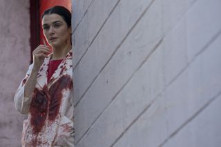 Rachel Weisz was covered in plenty of blood throughout Dead Ringers.