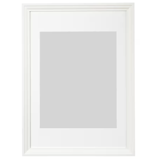 white frame