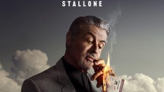 Stallone lighting cigar with flaming airline ticket in promo image for Yellowstone spinoff Tulsa King