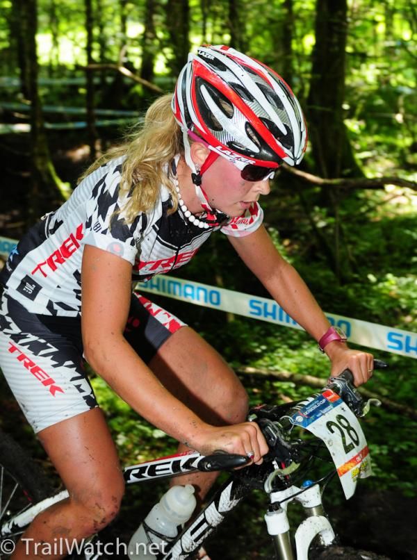 Emily Batty (Trek World Team) takes third in the Under 23 competition