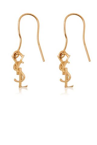 Saint Laurent Monogramme Gold Earrings, £265