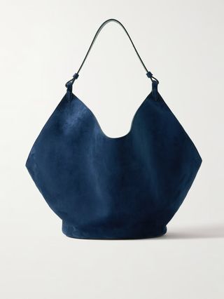 Khaite, Lotus Medium Suede Tote Bag