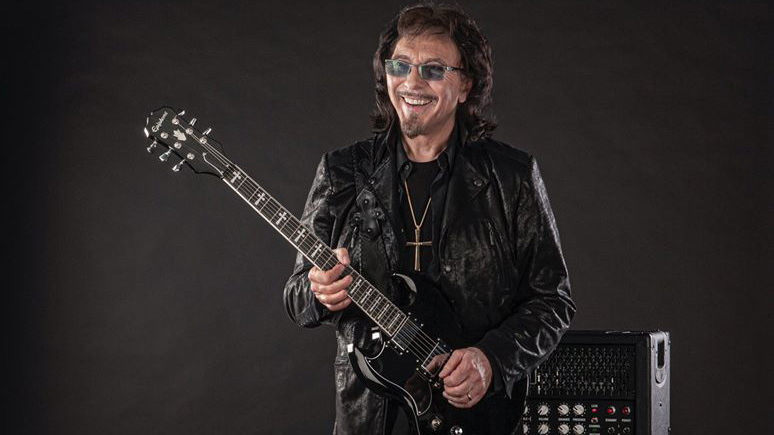 Tony Iommi with signature Epiphone SG