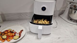 Xiaomi Mi Smart Air Fryer with cooking drawer open