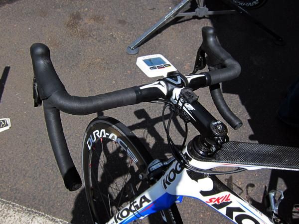 Not surprisingly, Skil-Shimano's road bikes are equipped with PRO cockpits.