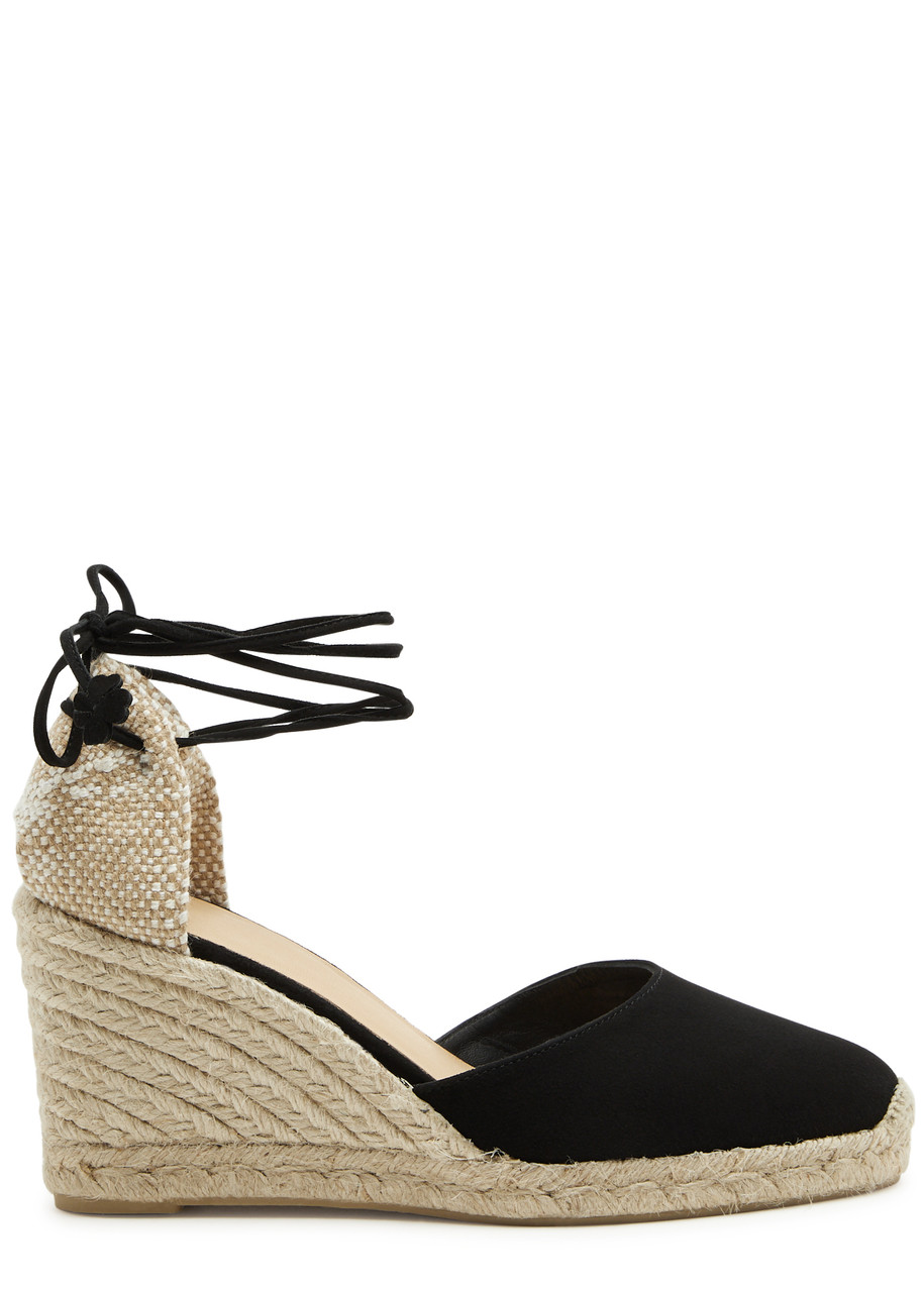 Carina 80 Suede Wedge Espadrilles