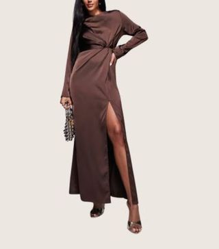 Image of brown dress