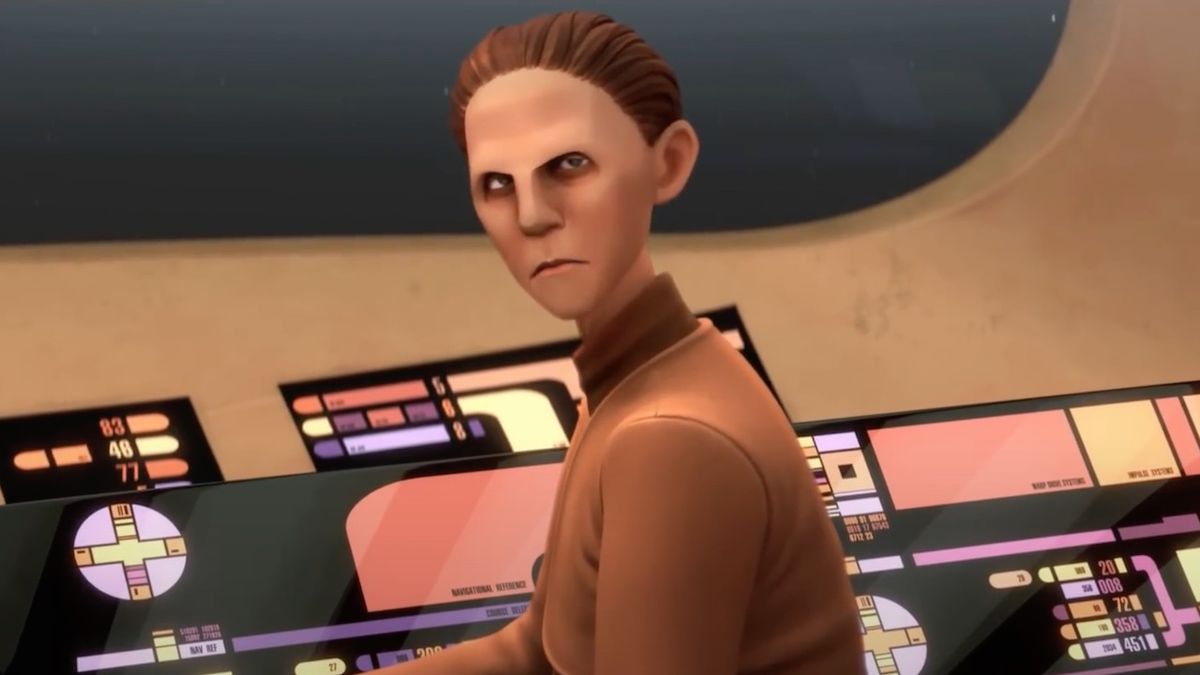 Holographic representation of René Auberjonois&#039; Odo in Star Trek: Prodigy