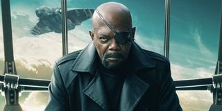 Samuel L Jackson Nick Fury in Captain Marvel