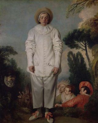 Barry Humphries' favourite painting, Pierrot (formerly known as Gilles) by Jean-Antoine Watteau.