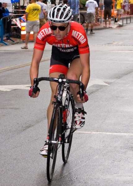 Nikolai Masluk (Team Metra) rode very strong in the closing laps.