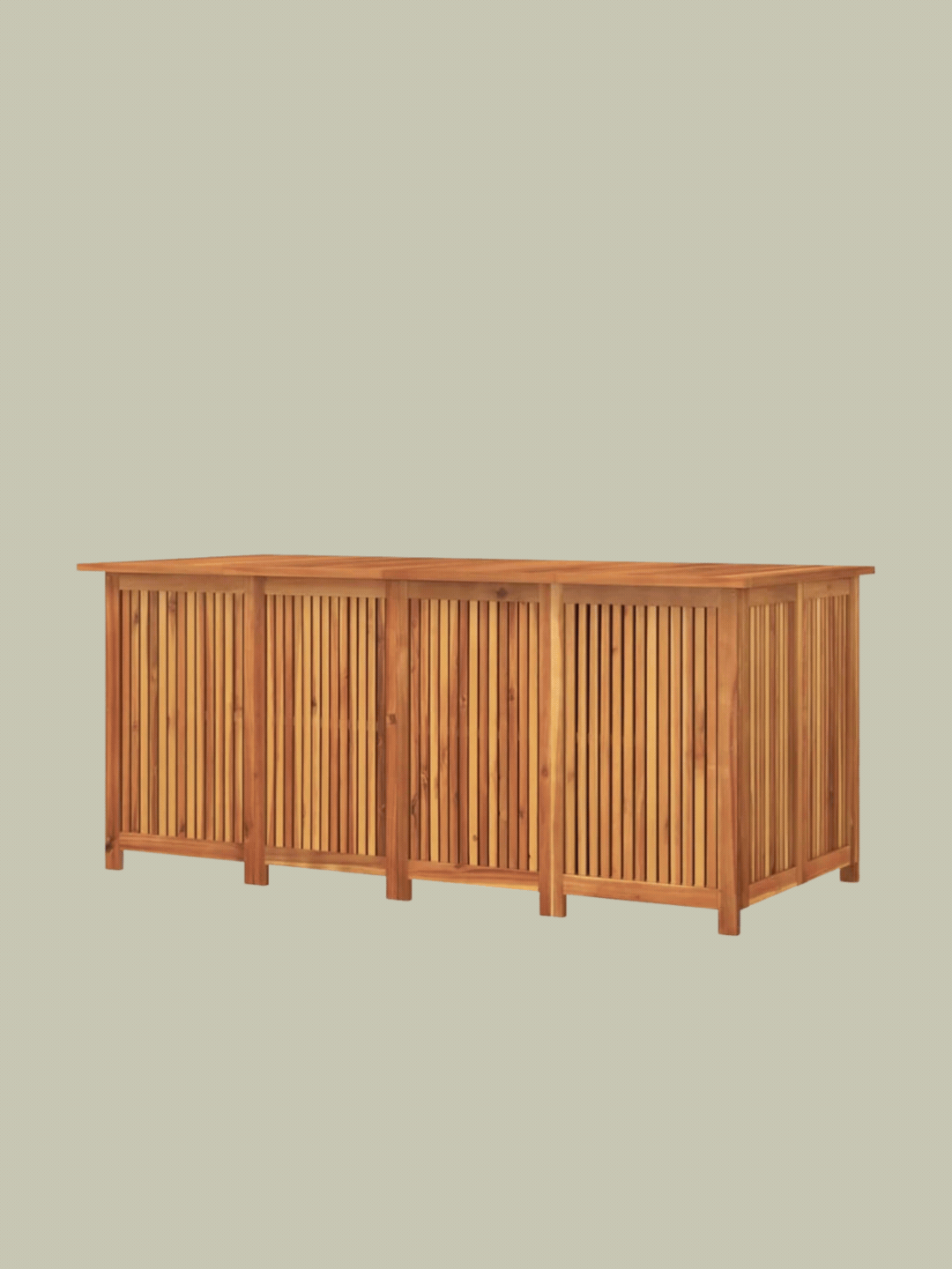 Garden Storage Box in Solid Wood Acacia
