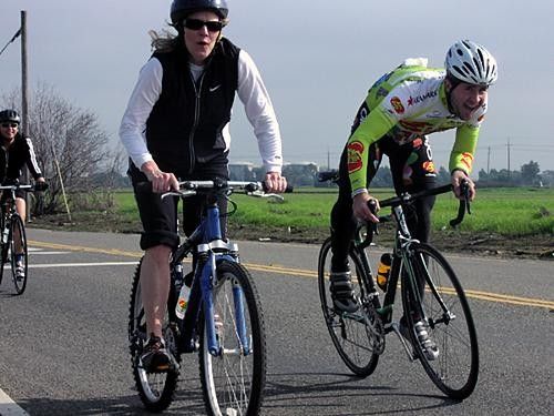 Riding with Jelly Belly employees was part of the day's fun for the team