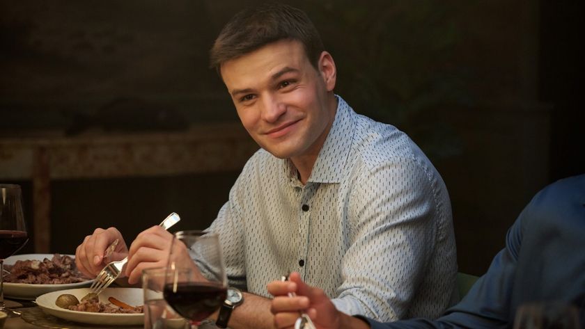 Sean at the Silver family dinner on Boston Blue.