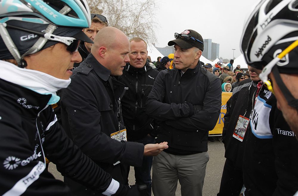 Teams argued with race director Andrew Messick about whether the Tahoe stage should go forward.