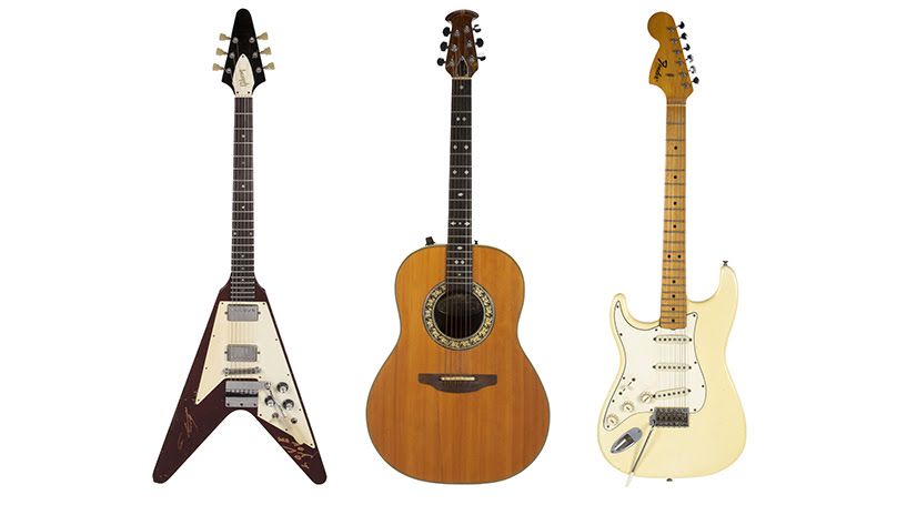 Icons &amp; Idols Trilogy: Rock ’N’ Roll auction guitars