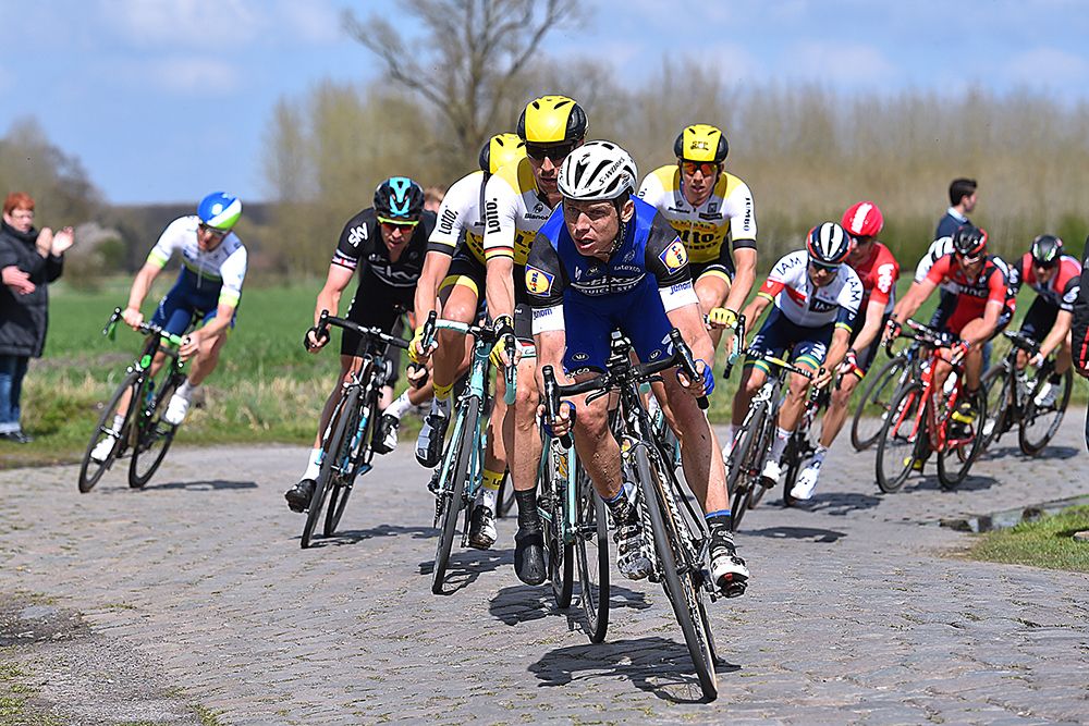Tony Martin working hard for Etixx-Quick Step