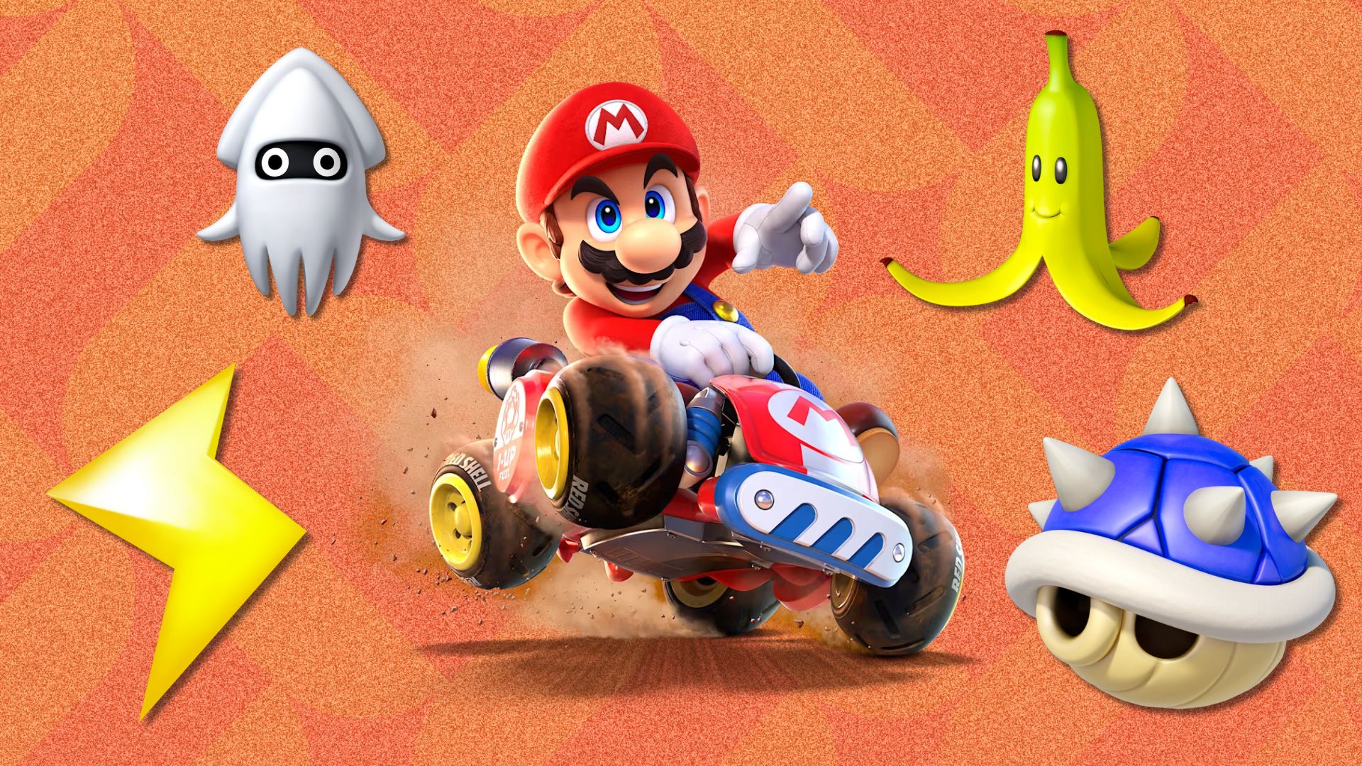 Weapons from the Mario Kart gaming series