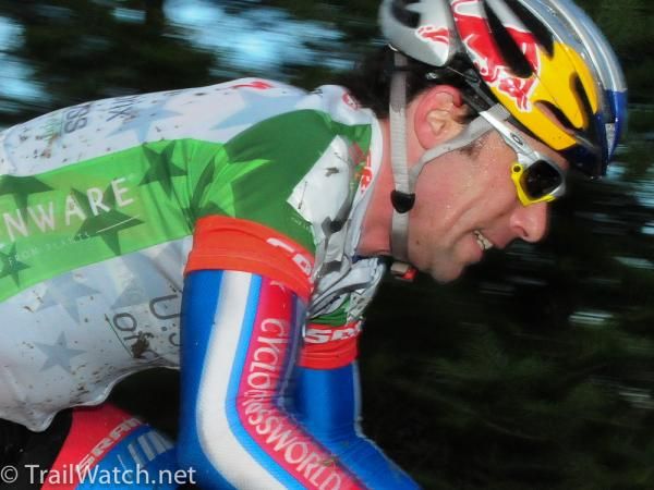 (Cannondale-Cyclocrossworld.com) moving up dramatically in the field