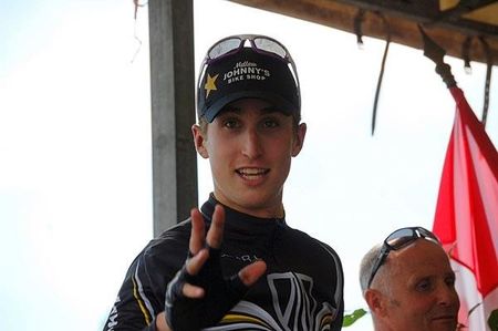 Taylor Phinney after winning the Under 23 Paris - Roubaix earlier this season