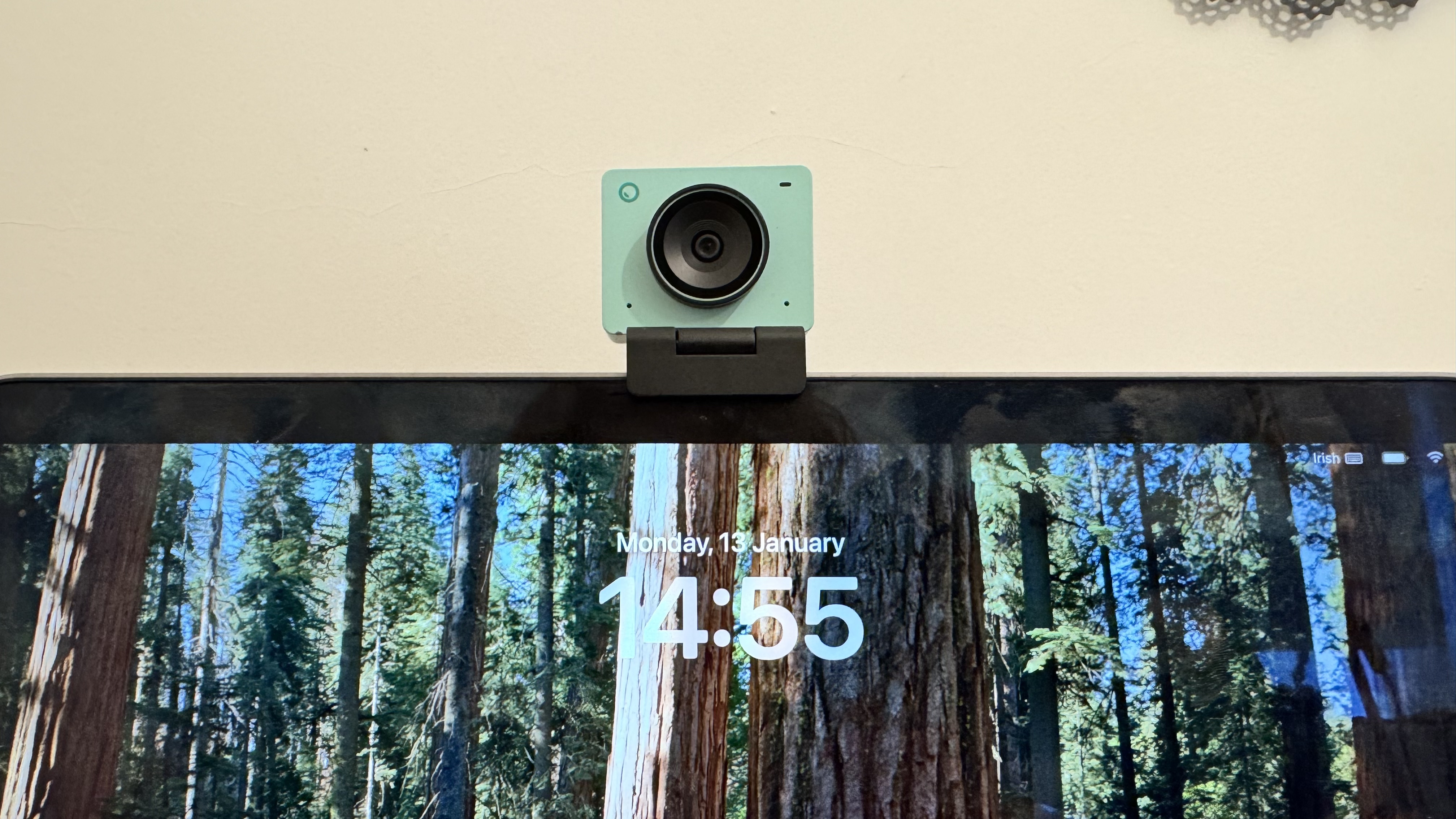 The Aurora Green OBSBot Meet 2 4K webcam