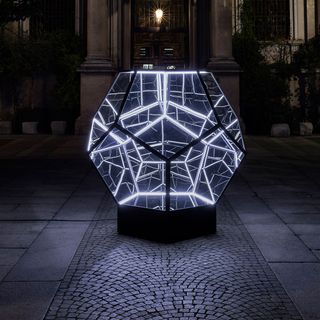 Series of illuminated sculptures for the pop-up show