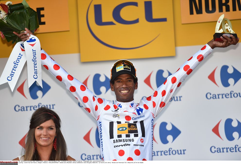 Daniel Teklehaimanot makes history on stage 6