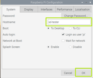 Change Your Raspberry Pi Hostname: Enter a new hostname