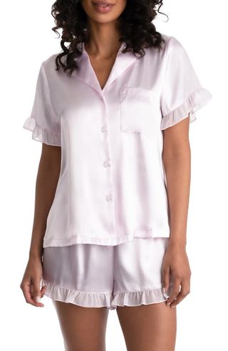 Alice Ruffle Trim Short Pajamas