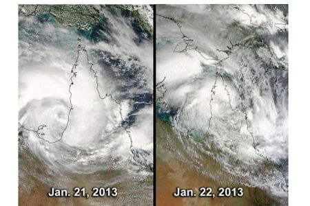 tropical cyclone Oswald, Australia storm