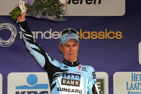Dwars door Vlaanderen champion Nick Nuyens (Saxo Bank Sungard)
