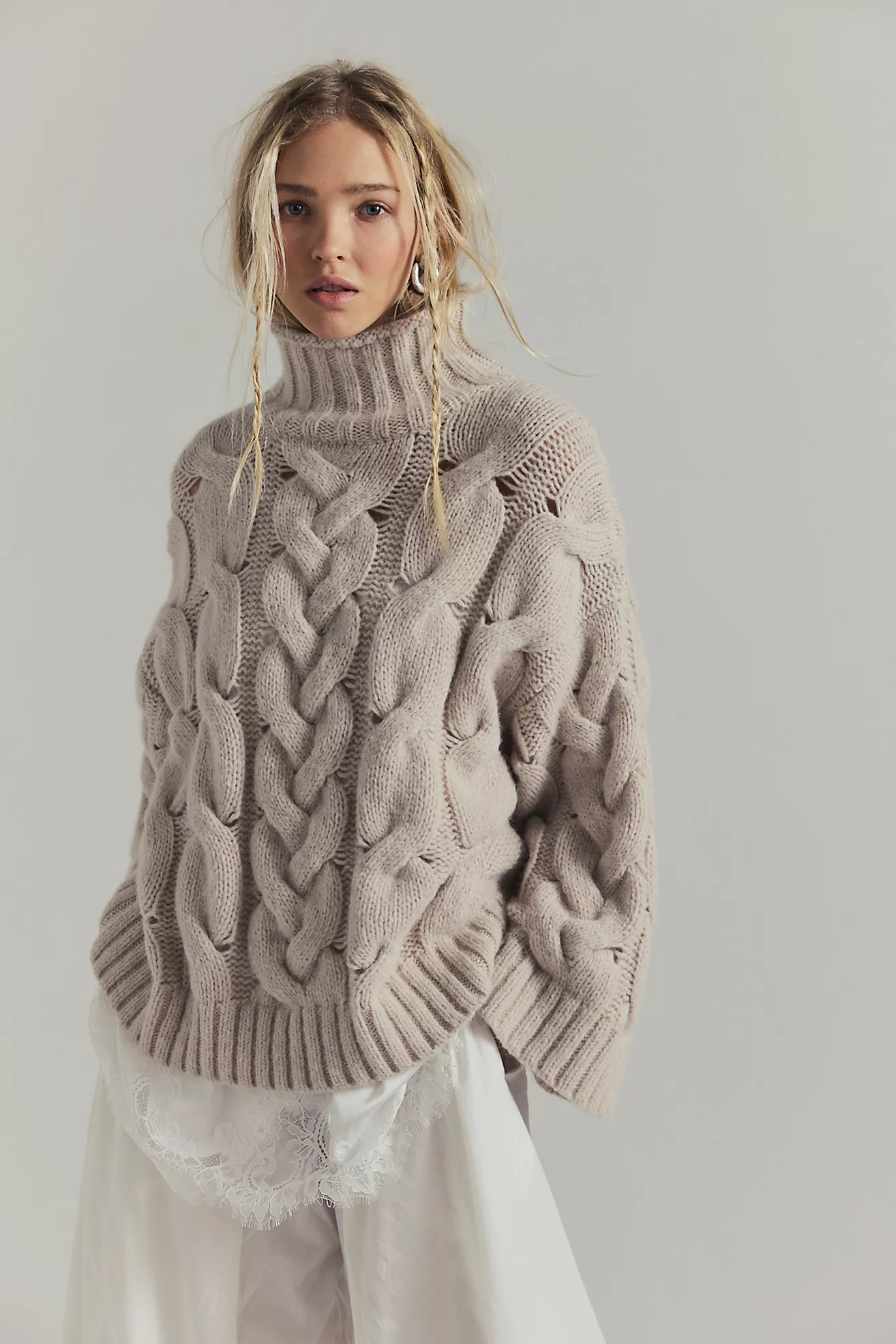 Clementine Softspun Cable Knit Pullover