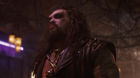 Jason Momoa's Lobo after taking a shot.