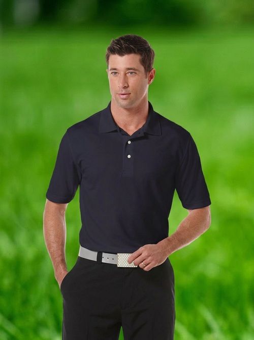 Airflux Solid Performance Men's Golf Polo Shirt
