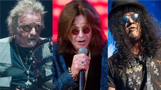 Aerosmith's Joey Kramer, Ozzy Osbourne and Guns N' Roses' Slash
