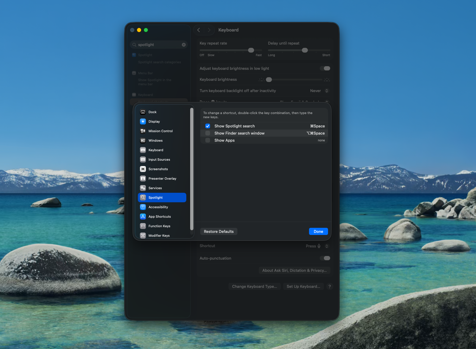 macOS Tahoe 26 screenshots