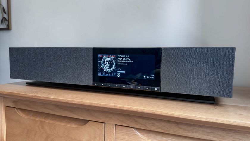 Cambridge Audio Evo One on a sideboard